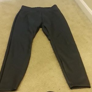 Vegan leather leggings